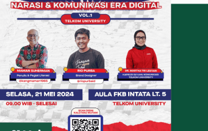 Telkom University dan JNE Mengadakan Kolaborasi Dengan Menyelenggarakan Creative Workshop: Narasi & Komunikasi Era Digital Vol.1