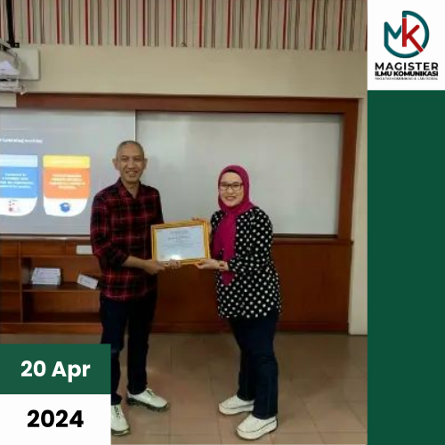 S2 Ilmu Komunikasi Telkom University Mengadakan Kuliah Umum Dengan Tema Merancang Program Pengembangan Karyawan untuk Menyongsong Daya Saing Unggul